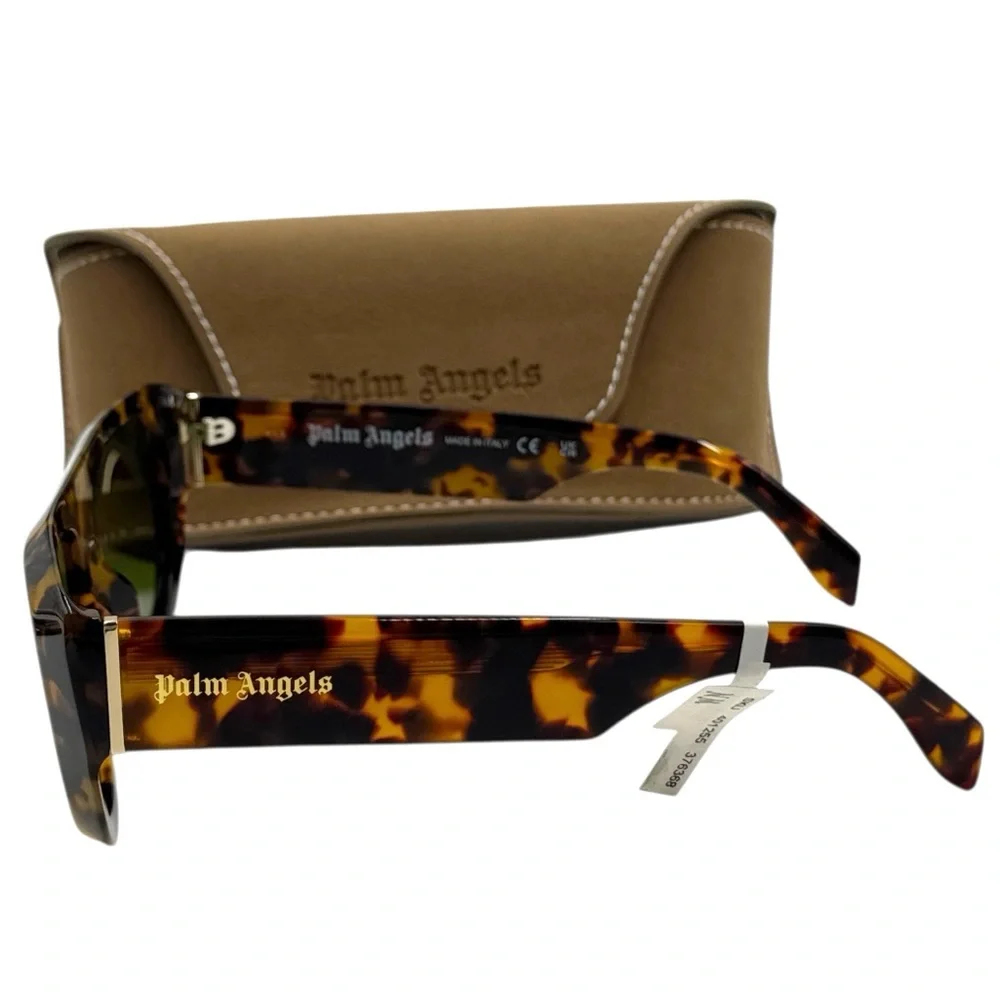 Palm Angels Joshua Sunglasses - Havana Brown / Green - PERI105 6055 - Unisex